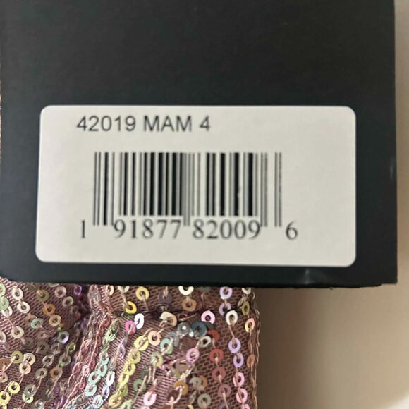 MAC DUGAL ONE SHOULDER SEQUIN DRESS - Picture 3 of 4